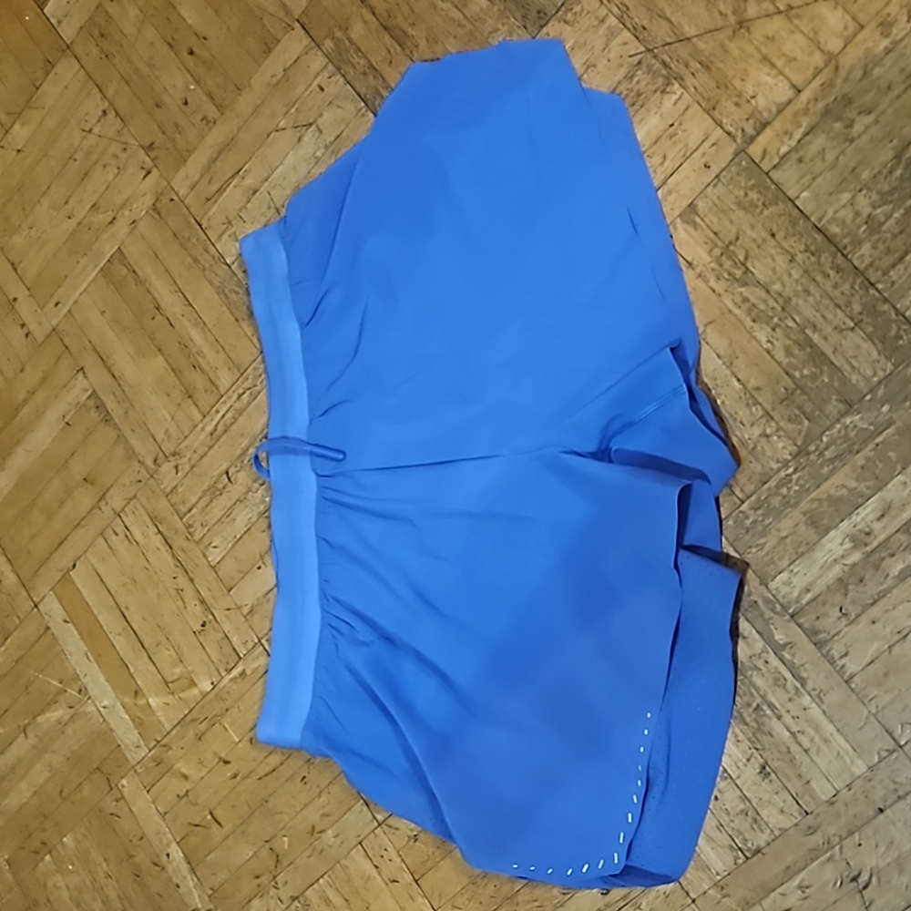 lululemon athletica blue athletic shorts